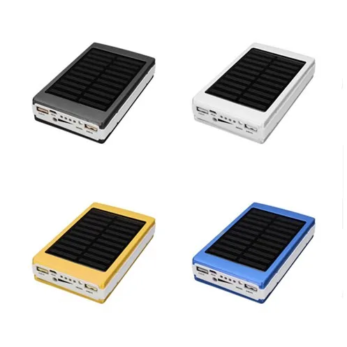 

Mobile power DIY sets of materials Solar LED Portable Dual USB Power Bank 5x18650 External Battery Charger DIY Box Case J2