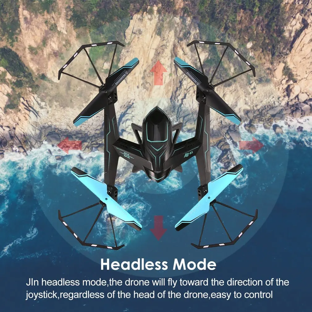 

AG-01DP FPV 720P Camera Selfie Altitude Hold Drone Headless Mode 3D Flip One Key Return Hovering H/L Speed RC Quadcopter