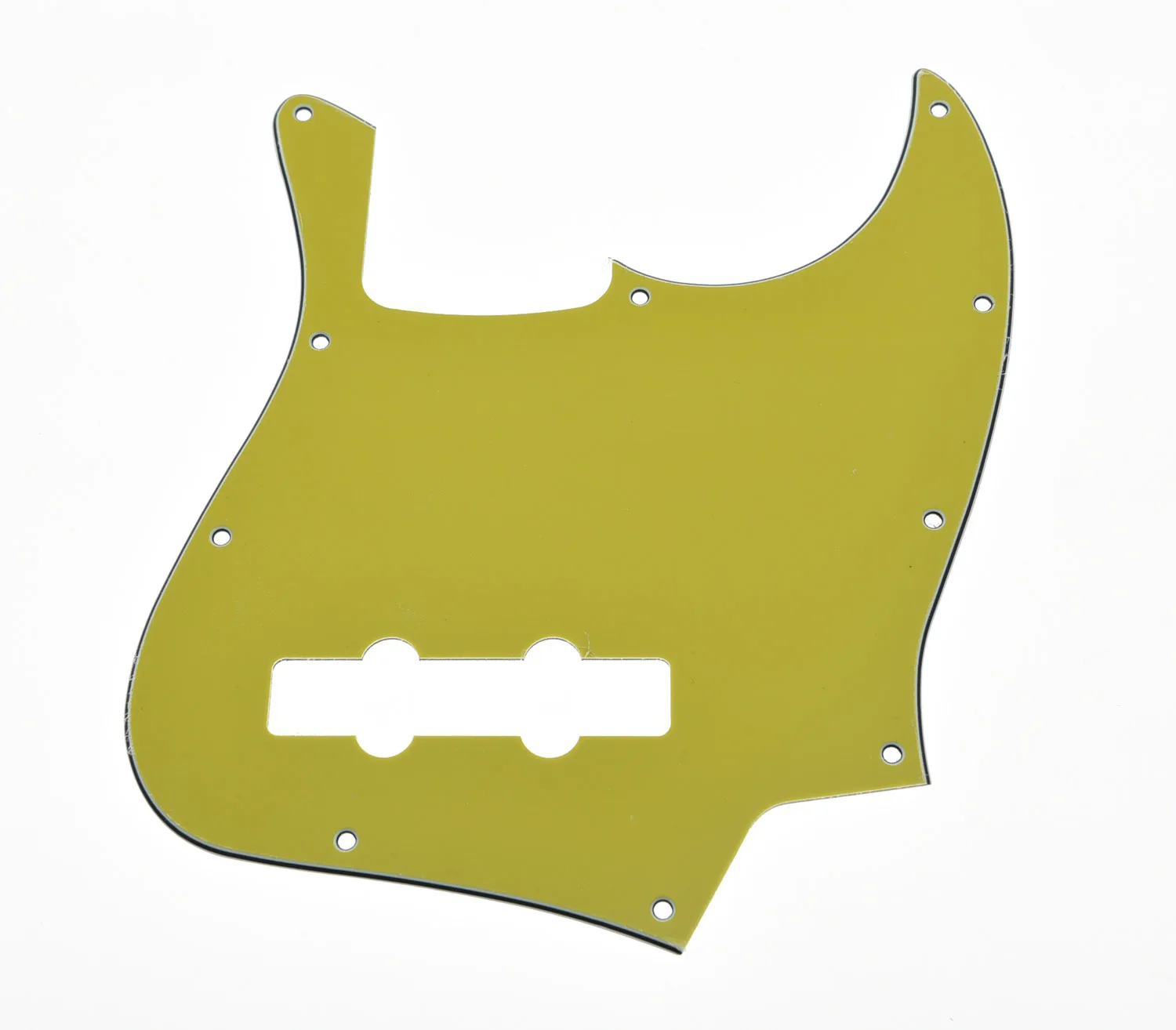 Yellow KAISH стандарт Jazz J Bass Накладка для защиты деки с винтами Scrach пластины различных цветов - Цвет: Yellow