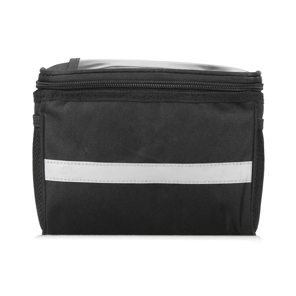 Excellent Cycling Bag Bike Bicycle Insulated Front Bag MTB Bike Handlebar Bag Basket Pannier Cooler Bag with Reflective Strip 14