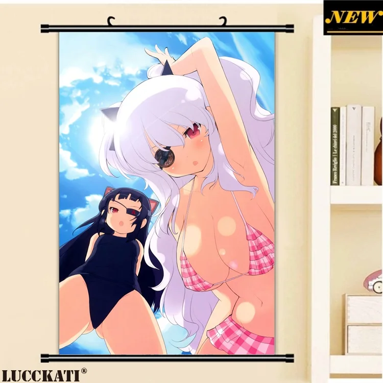 7yande.re 362319 animal_ears bikini cleavage eyepatch mirai_(senran_kagura) nekomimi school_swimsuit senran_kagura swimsuits underboob yaegashi_nan yagyuu_