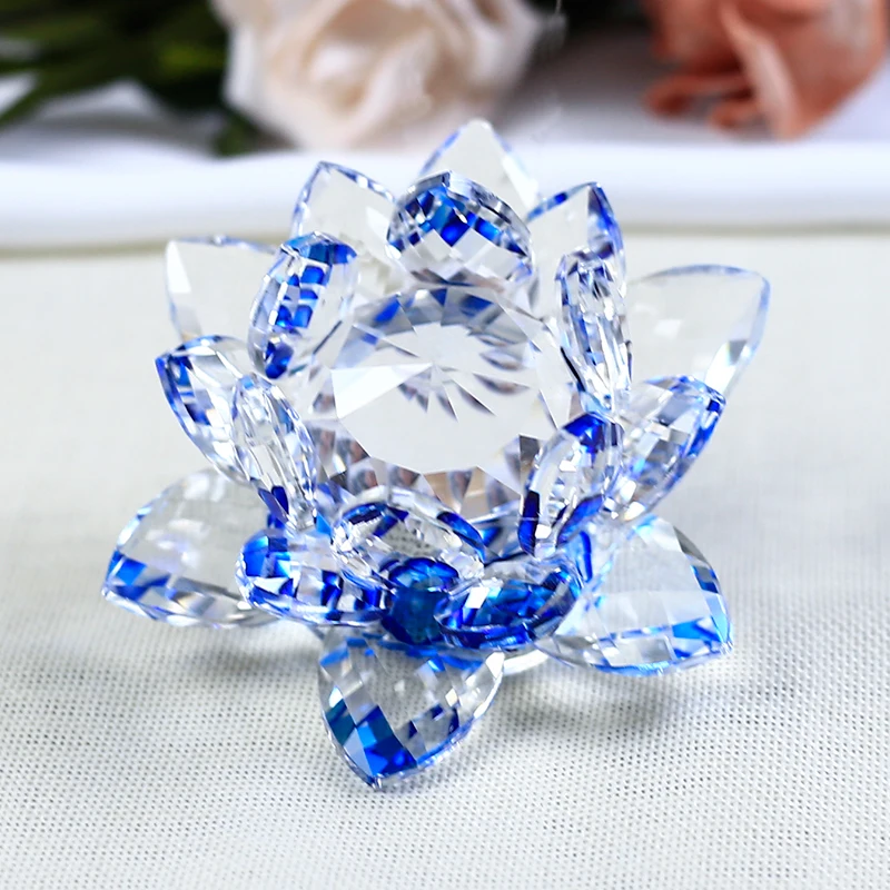 Стеклянные декоративные украшения в виде цветка лотоса 85 мм|accessories accessories|accessories