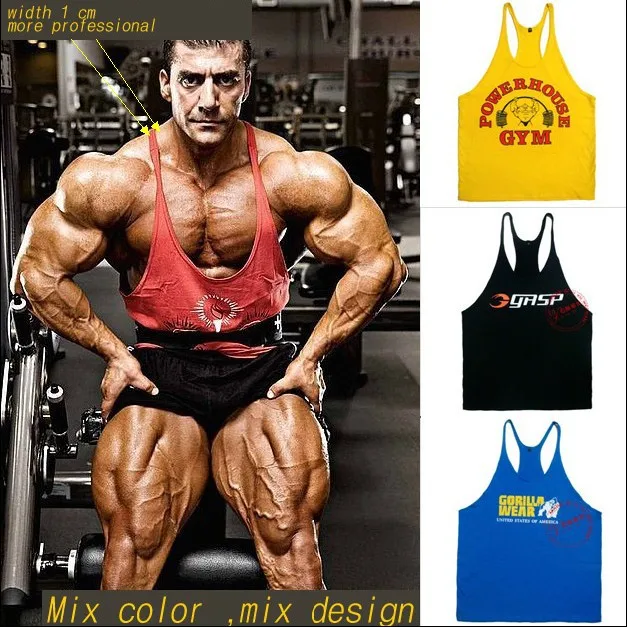 Blanco Hombre Extra-Large Golds Gym Gold/’s Gym GGVST145 Mens GymSoft Vest Camiseta