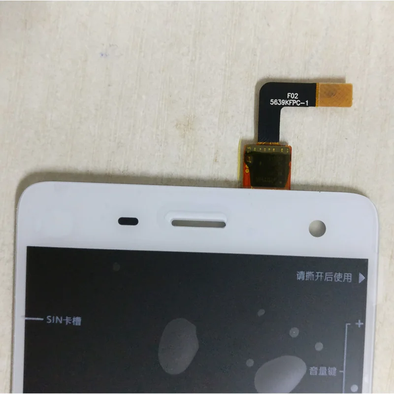 5,0 ''Полный ЖК-дисплей+ сенсорный экран дигитайзер сборка Замена для Xiaomi mi 4 M4 mi 4; Белый/Черный; ; упаковка трек