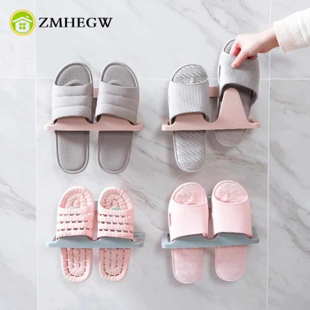 

Hanging Rack Shoes Absorb Artifact Wall Hanging Type Shoebox Organizer Stand Shelf No Punching Nail Free Space Storage Holders