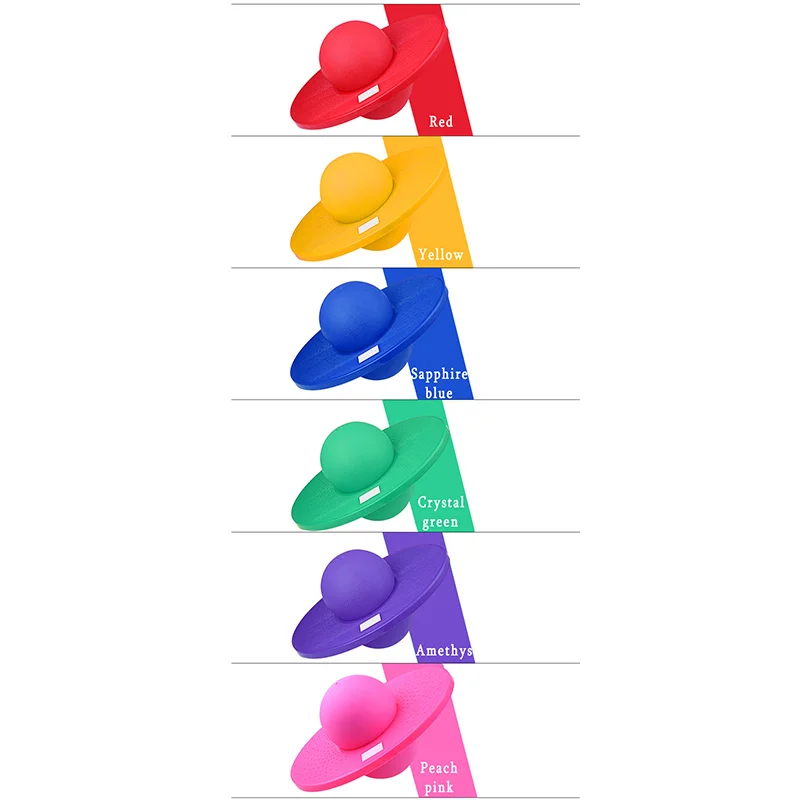 

MrY Jumping Toy Balls Energetic Exercise Jumping Bounce Yoga Fitness Ball Rock Hopper Pogo High Bounce Space Balance Jump Board Ball
