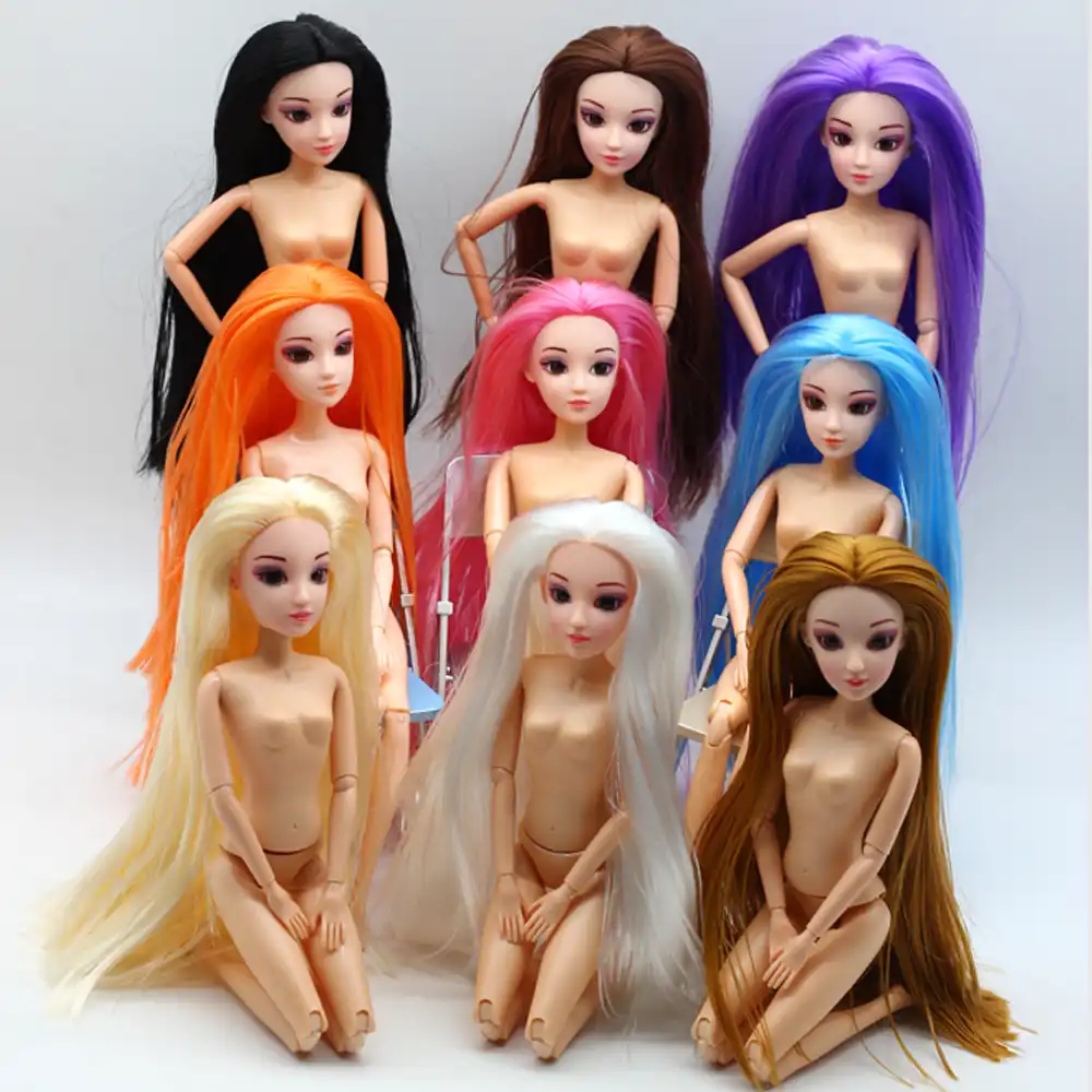 curly hair barbie doll