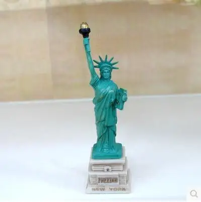 Homyl Statua di Liberta Modello Statuetta Regalo Abbellimenti Regalo Modello Amini Parenti Grigio 