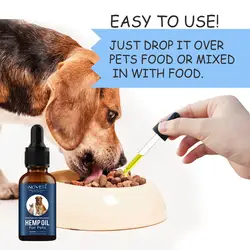 Конопляного масла для собак товары для домашних животных, кошек ПЭТ от блох, клещей предупреждения решение-Натуральное эфирное масло