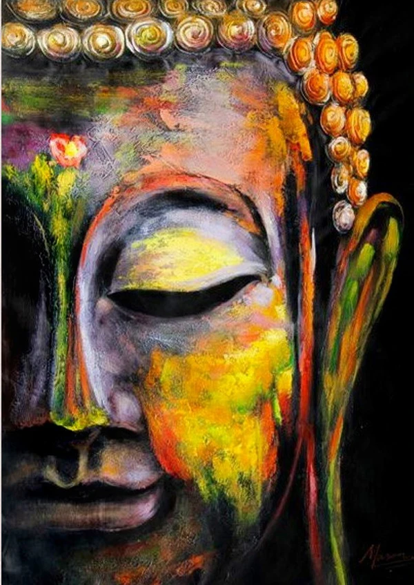 3D-Canvas-Art-Buddha-Art-Drawing-Abstract