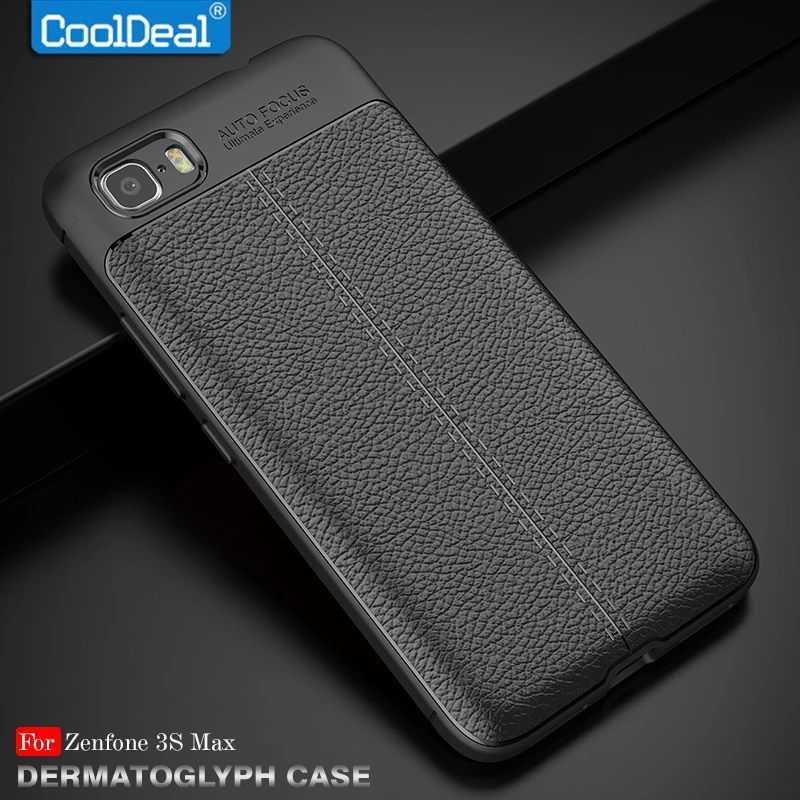 Leather texture Soft TPU Case For Asus Zenfone Pegasus 3S Max ZC521TL Shockproof Silicone back cover |