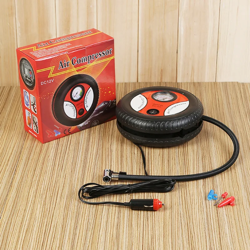 

Inflatable Pump Air Pumping Tire Pumps DC 12V Electric Tyre Pressure Monitor Compressor Portable for ball