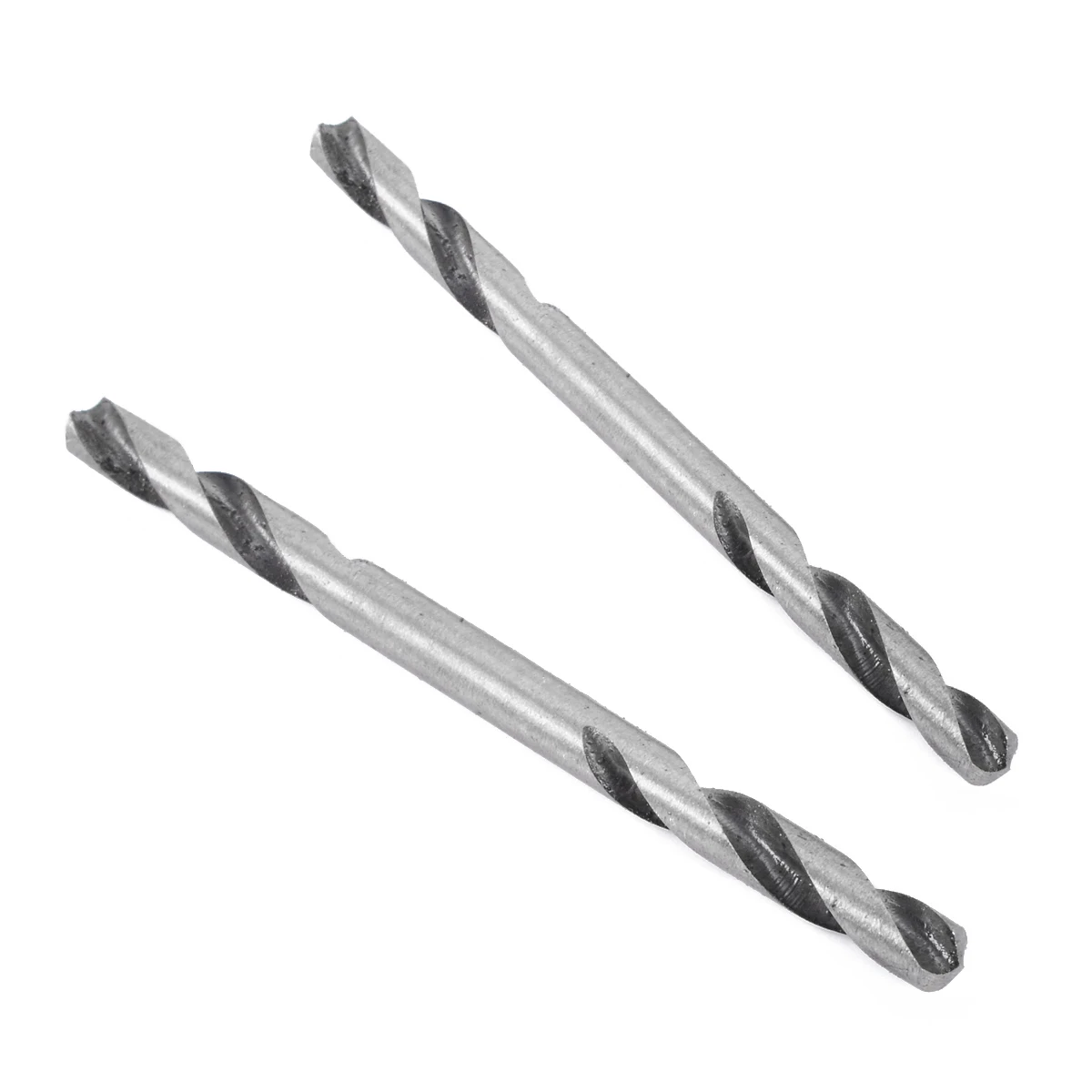 10pcs 3.2mm Dia. HSS Double Ended Spiral Drill Bits Twist Drill Tools Set For Aluminum Alloy Plastic Low Hardness Drilling Tool