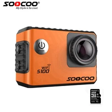 SOOCOO S100 Wifi 4K FULL HD Sports Camera & 32GB card Built-in Gyro with GPS Extension(GPS Model not include) Action Camera