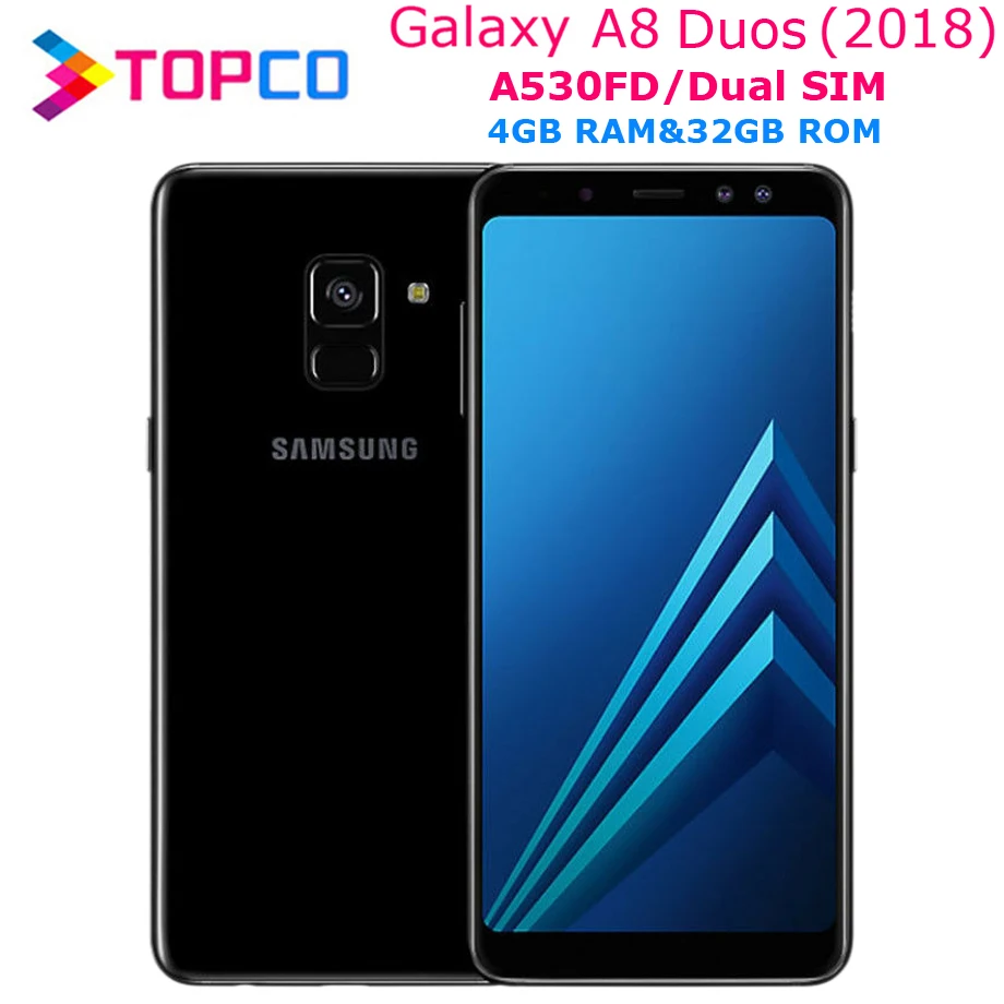 Samsung Galaxy A8 Duos (2018) смартфон с 5 6 дюймовым дисплеем восьмиядерным процессором A530FD