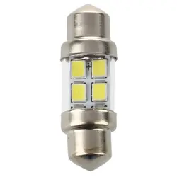 2X чистый белый 6 SMD 1210 35 мм салона купола фестона C5W свет лампы