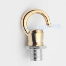 M10 резьба Ретро античный винтажный металлический потолок розовая Люстра Потолочный крючок с винтовым фитингом открывающийся крючок аксессуары для освещения