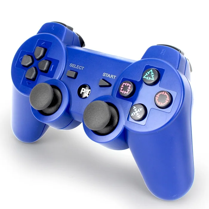 Беспроводной Bluetooth контроллер для sony PS3 геймпад для Play Station 3 джойстик для sony Playstation 3 PC для Dualshock контроллер - Цвет: Blue