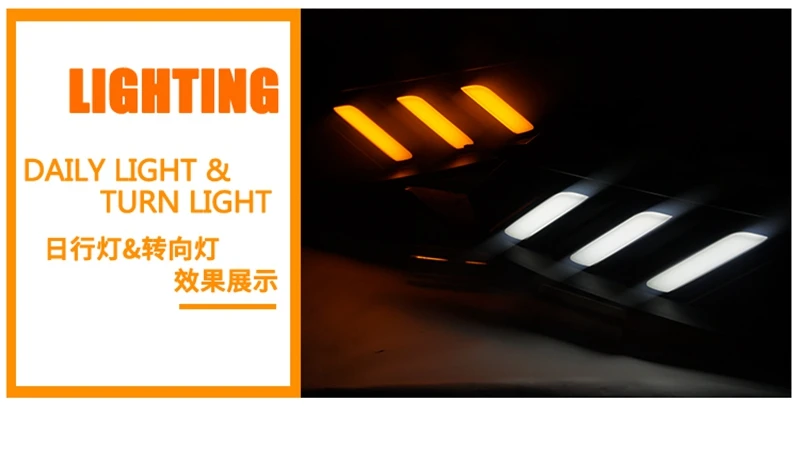 Автомобильные аксессуары для Honda Civic 10th Поворотная сигнальная Стиль реле 12V светодиодный DRL Габаритные огни с отверстием для противотуманной лампы