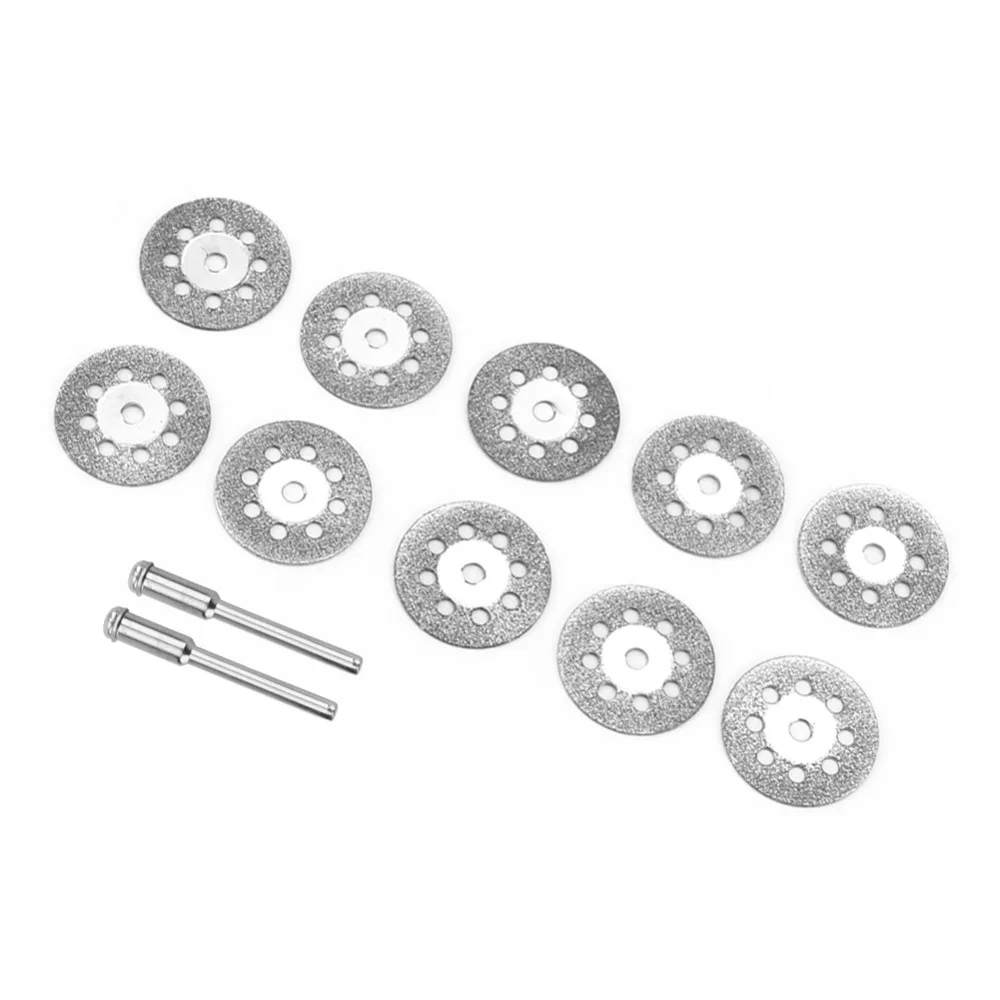 

10PCS/Set 22mm Carbon Steel Discs Diamond Grinding Wheel Tool Accessories Saw Circular Cutting Disc Grinding Saw Blade Polishing