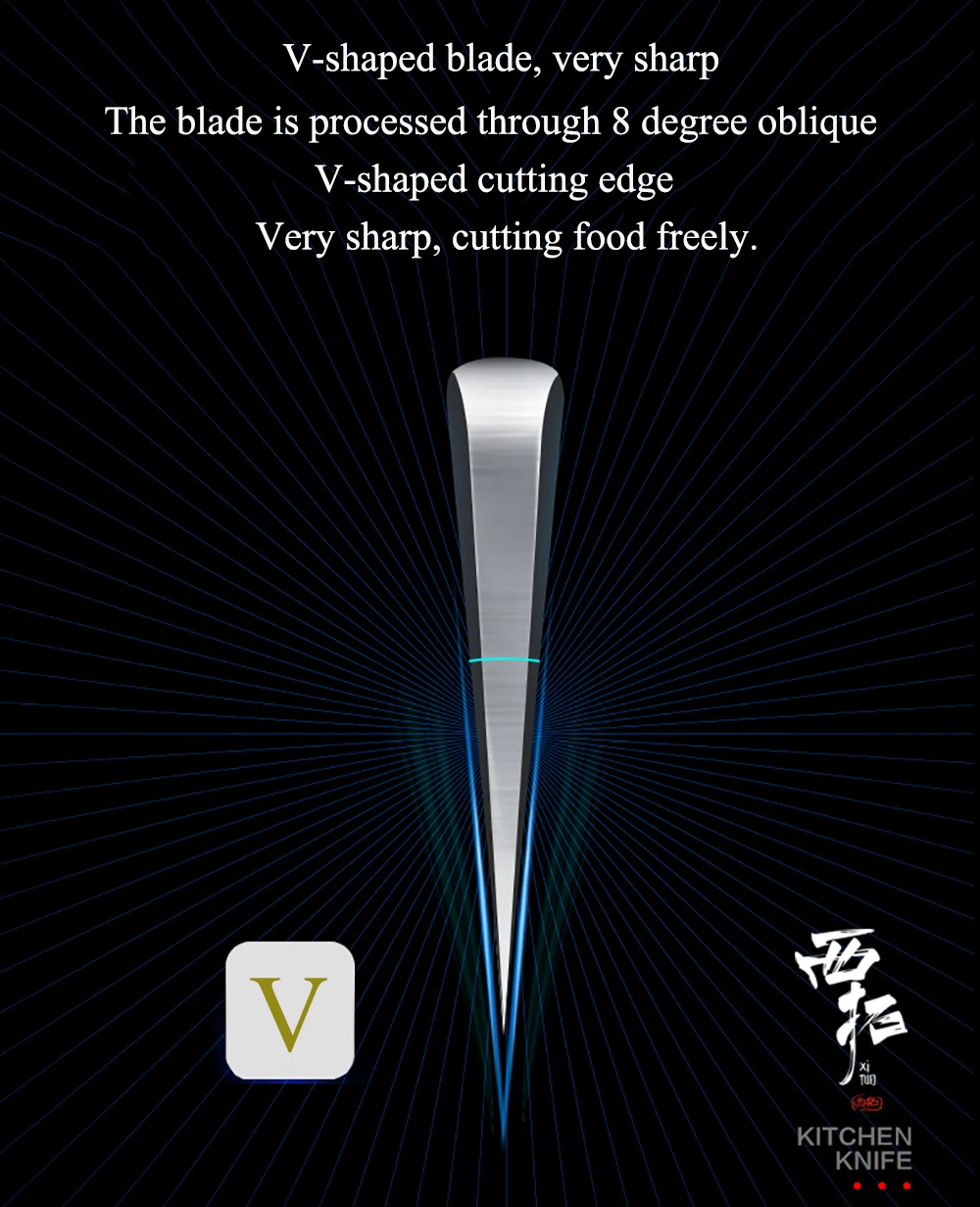XITUO кухонный нож имитативной дамасской стали поварские ножи кухонные инструменты 3," 5" " 8" дюймов 4 шт. набор японский сантоку универсальный подарок