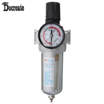 

SFR200 Pneumatic Air Filter Regulator Gas Source Treatment Pressure Gauge