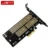 JEYI SK6 M. 2 NVMe SSD NGFF TO PCIE X4 adapter M Key B Key dual interface card Suppor PCI Express 3.0 x4 2230-22110 All Size m.2