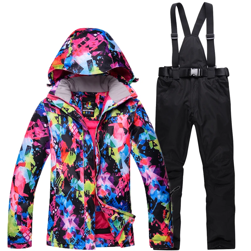 Cheap Women Snow Suit outdoor sport Wear snowboarding sets 10K