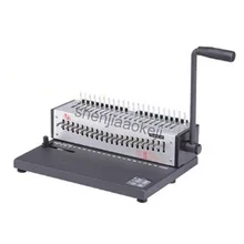 A4 paper comb Bookbinding machine 21 Holes binder Office Machine manual Binding Machine 200 sheets binding