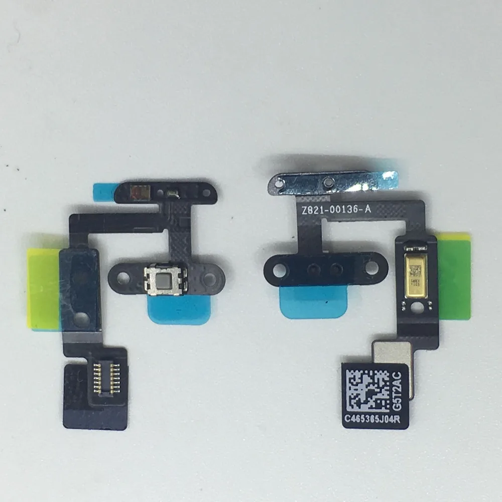 

2 3 4 5 6 mini1 2 air A1822/23 Pro9.7 12.9 10.5 Power Volume Flex Cable FPC FFC New Ring MIC Connector Home Menu Button Signal