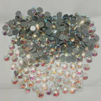 

free shipping STRONG ADHESIVE super shiny SS12 3.2mm CRYSTAL AB color with 1440 pcs each pack ; for DRESSES