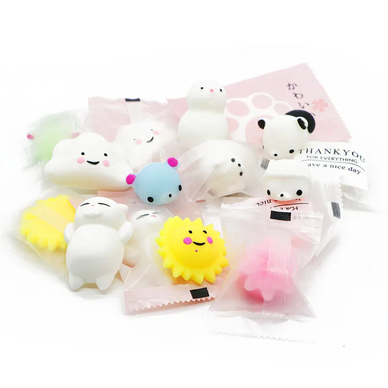 37Kind of style Soft cute animals decompress colorful stretch squishy reduce stress make people happy and 2