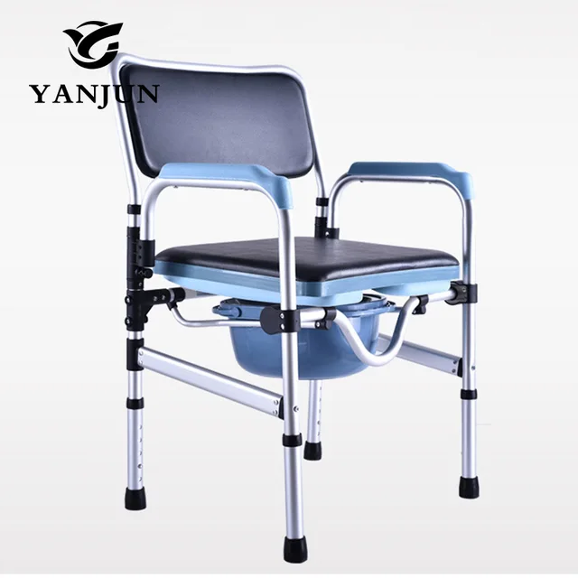 Yanjun Folding Handiced Commode Chair Portable Toilet Shower Yanjun Folding Handiced Commode Chair Portable Toilet Shower Chairs Disabled Potty Height Adjule