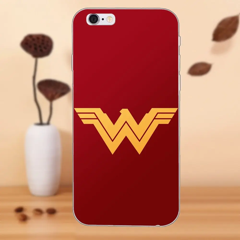 TPU Mobile For Sony Xperia Z Z1 Z2 Z3 Z4 Z5 compact Mini M2 M4 M5 T3 E3 E5 XA XA1 XZ Premium Comic Wonder Woman Logo Poster