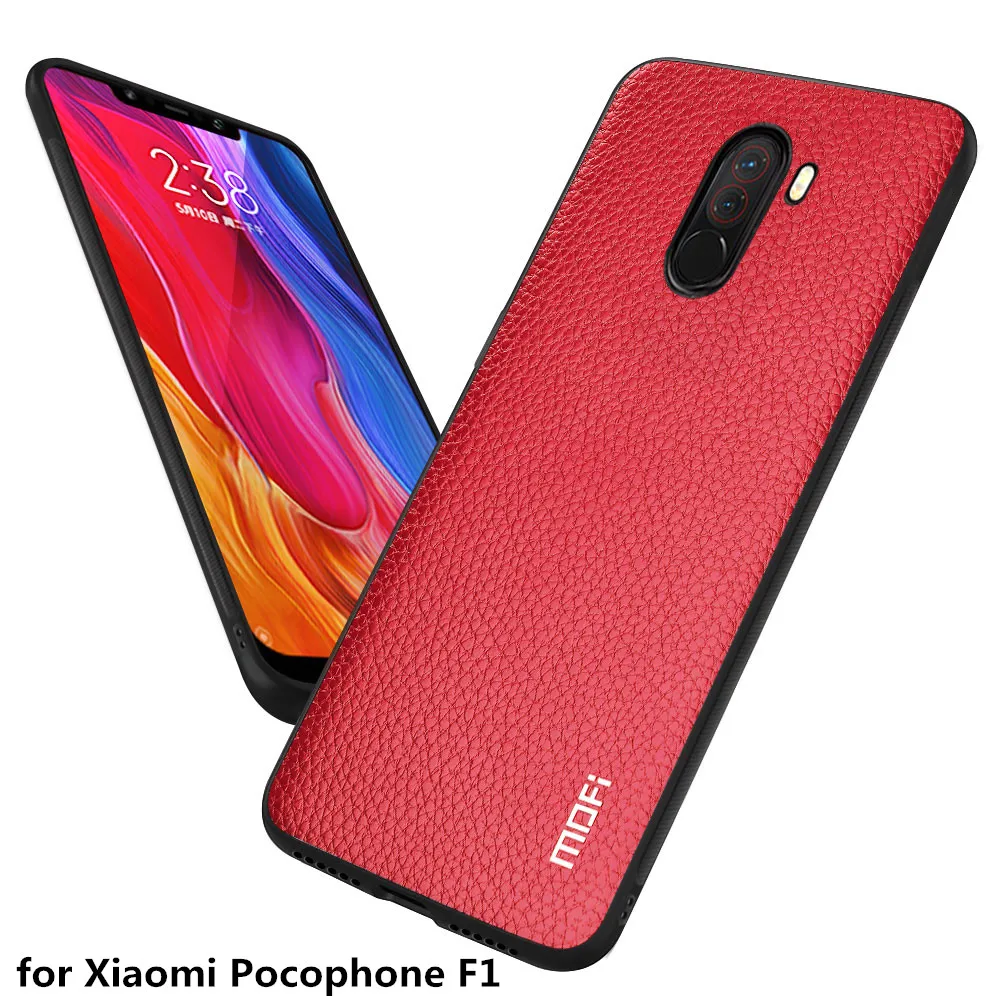 Крышка MOFI для Pocophone F1 чехол Xiaomi Mi Poco Phone корпус прозрачный из ТПУ и ПК Роскошный