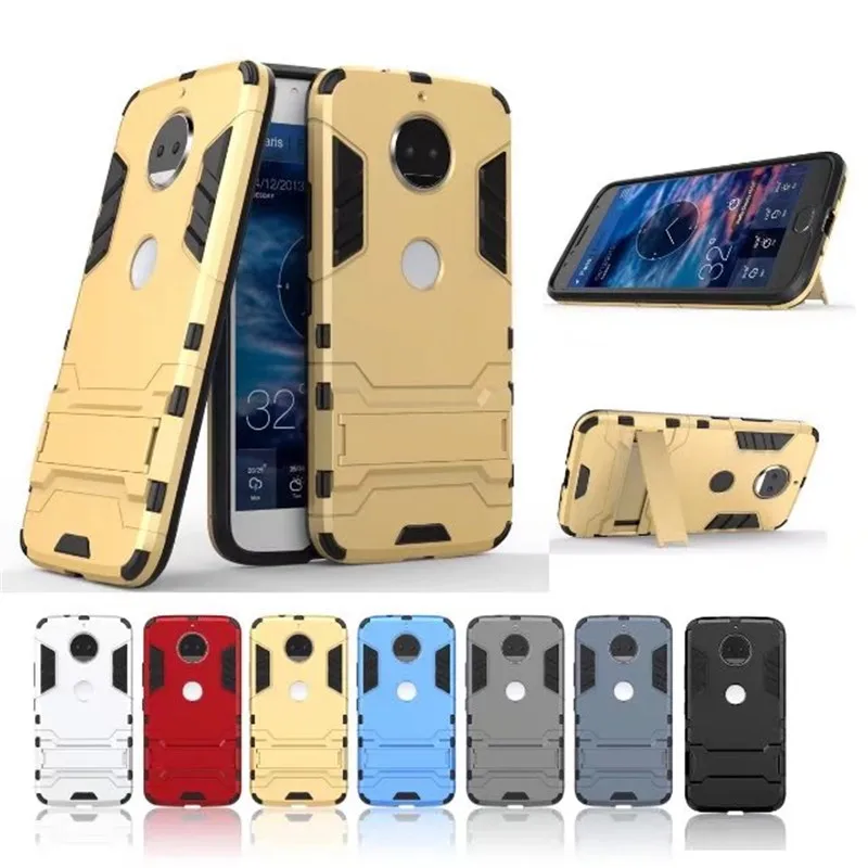 

Hybrid Case Capinha For Motorola Moto G5S Cover Hard PC And TPU two in one Back Armor bracket Mobile Phone Cases