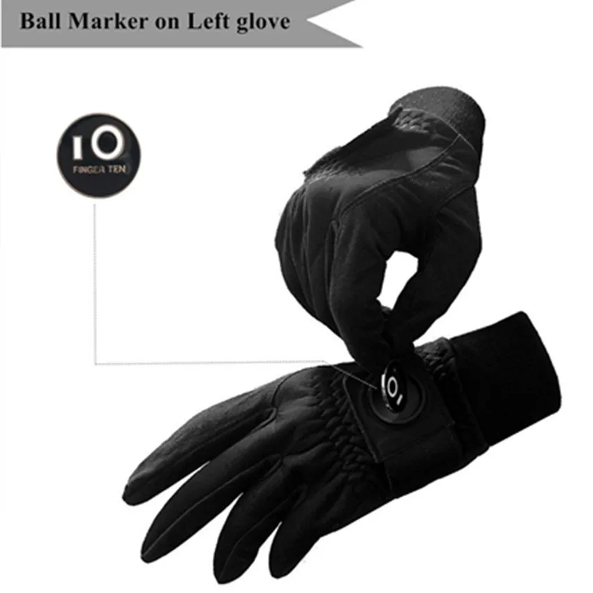 الشتاء جولف قفازات 1 زوج كلا اليد مع الكرة ماركر المطر قبضة الدافئة الباردة الطقس أسود اللون حجم ML L XL صالح رجل فنجر عشرة الشتاء جولف قفازات 1 زوج كلا اليد مع الكرة ماركر المطر قبضة الدافئة الباردة الطقس أسود اللون حجم ML L XL صالح رجل فنجر عشرة