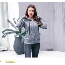 Для женщин куртка с капюшоном Фитнес одежда из дышащего материала для занятий йогой, одежда для занятий спортом на открытом воздухе тренажерный зал на молнии Кардиган куртка одежда с длинным рукавом