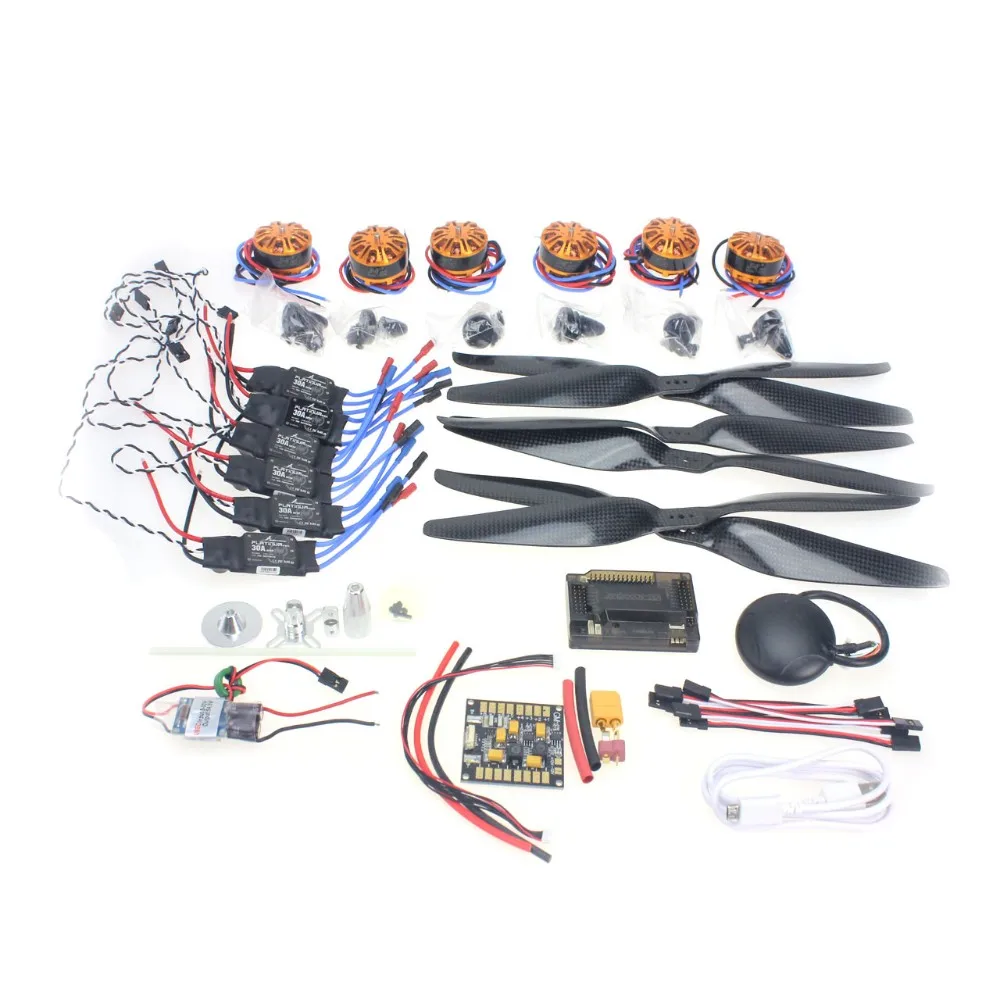 RC HexaCopter Six-axis Aircraft Electronic:700KV Brushless Motor 30A ESC 1255 Propeller GPS APM2.8 Flight Control F15276-A RC HexaCopter Six-axis Aircraft Electronic:700KV Brushless Motor 30A ESC 1255 Propeller GPS APM2.8 Flight Control F15276-A