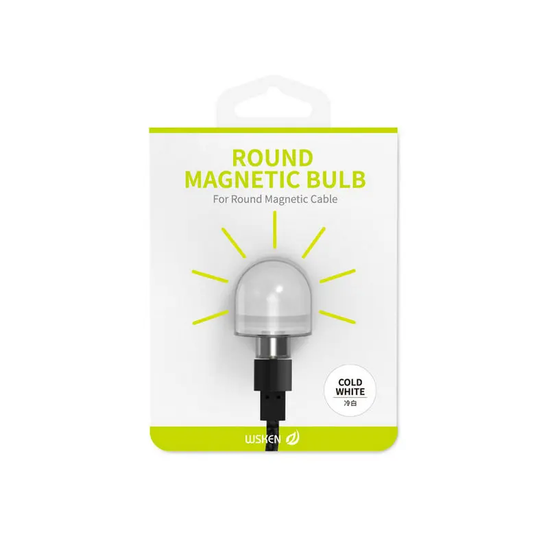 WSKEN Round Magnetic USB cable mini bulb  (7)