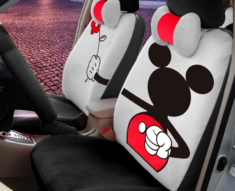 18pcs The new Lovely Cartoon Mickey Mouse car seat cover four seasons