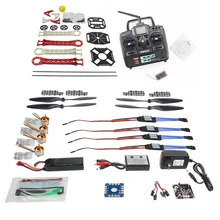 F02113-C RC QuadCopter UFO 4 essieu heli RTF/Kit Mousse cas: KK V5.5 Circuit Imprimé + A2212 Moteur + ESC + Lipo + Tarot SK450 Cadre + Hélice