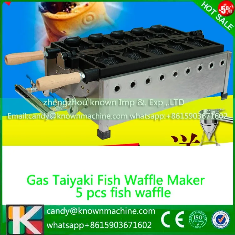 

Gas Type Fish Taiyaki Maker Machine with Recipe