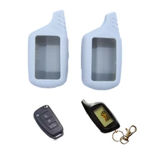 Dewtreetali B9 LCD Remote Keyless Entry Silicone Case Cover Set Skin Protector For Starline Car Styling