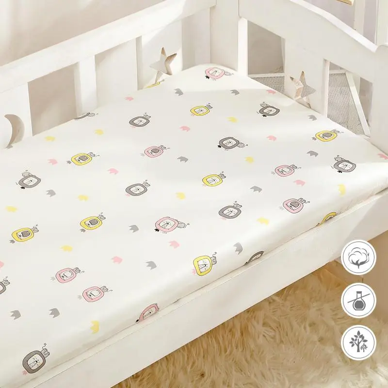 New Coming Colors Crib Fitted Sheet Soft Cotton Baby Bed Mattress Cover For Boys Girls Cot Newborn Baby Breathable Bed Sheet New Coming Colors Crib Fitted Sheet Soft Cotton Baby Bed Mattress Cover For Boys Girls Cot Newborn Baby Breathable Bed Sheet
