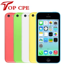 Teléfono móvil usado Original iPhone 5C, 16GB, 32GB, 8GB, 3G, dual core, WCDMA, WiFi, GPS, cámara de 8MP, pantalla de 4,0 pulgadas, IOS