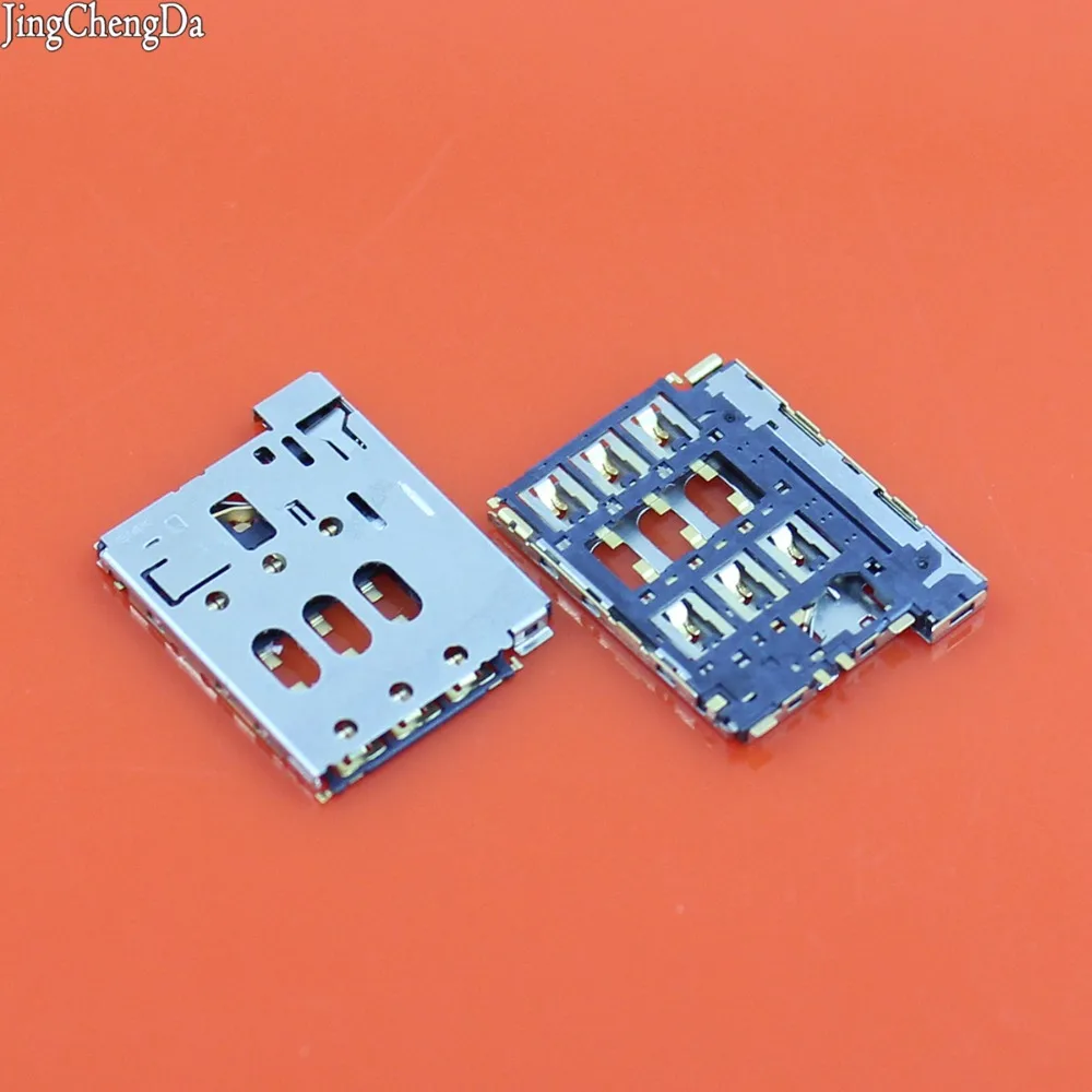 

JCD 2Pcs/lot New Sim Card Reader Connector Holder Contact Module for HTC Desire d610 610T 610N D816T D816W D816E