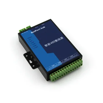 

New industrial isolation 4 way RS485 hub Strengthen lightning protection belt display sharing device NP204