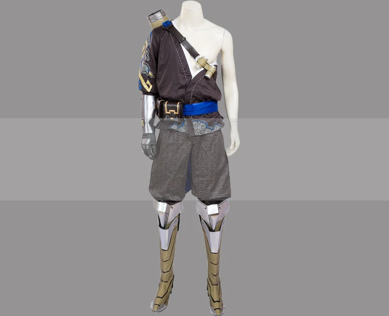 Overwatch Hanzo Shimada Cosplay Costume Halloween Cool Full Set Uniform Outfit