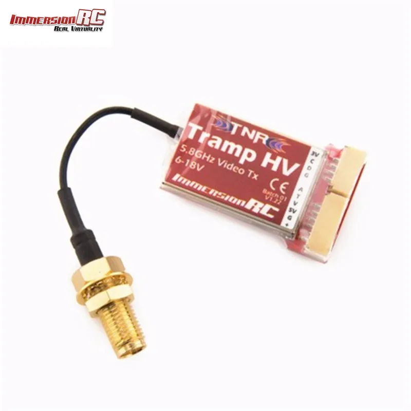 

ImmersionRC Tramp HV 6-18V International Version V2 5.8GHz 1mW To 600mW Video Transmitter For RC Toys Goggles Antenna Part